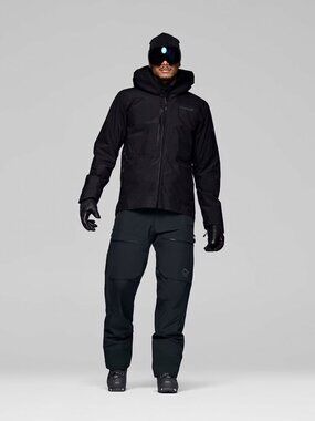 Norrona Mens Lofoten Gore-Tex Ski Jacket Large Caviar Black NWOT